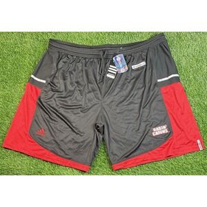 NWT Louisiana Ragin' Cajuns Adidas NCAA Sz 4XL Black Climalite Basketball Shorts